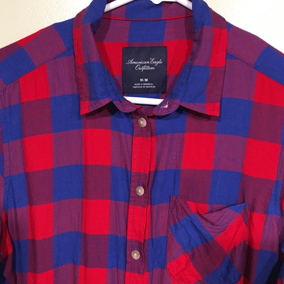 American Eagle Flannel Long sleeve size M - Picture 4 of 8